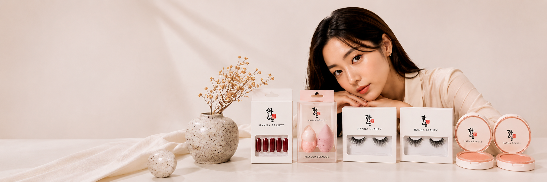 Hanna Beauty product campaign